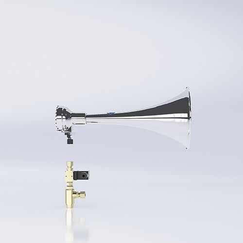 Pneumatisches Horn - Makrofon YM75F/370 HVEF - ZÖLLNER Signal GmbH - für Schiffe 20-75 m / IP56