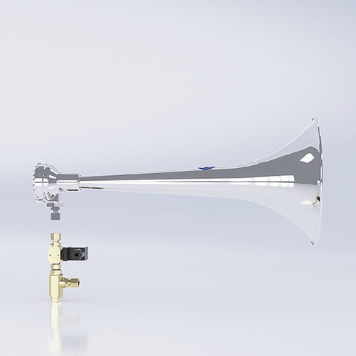 Pneumatisches Horn - Makrofon YM75F/260 HVEF - ZÖLLNER Signal GmbH - für Schiffe 20-75 m / IP56