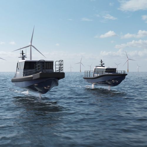 Crewboot-Berufsschiff - EF-12 CTV - Artemis Technologies - Innenborder / elektrisch / Carbon