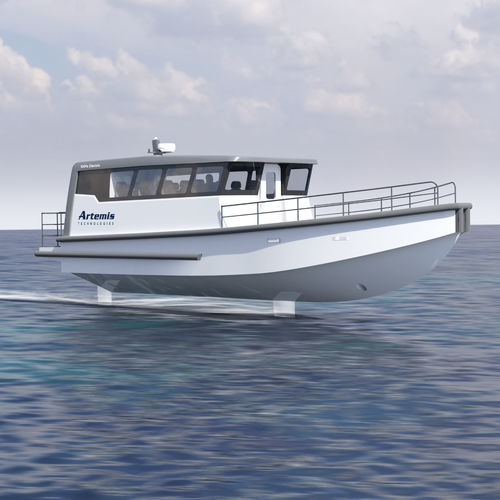 Arbeitsboot - EF-12 XL - Artemis Technologies - Crewboot / Innenborder / Festrumpf