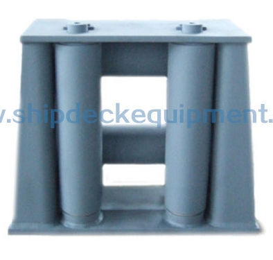 Lippklampe für Schiffe - CB/T 3062 B - Zhongyuan Ship Machinery Manufacture (Group) Co., - Rollen / Doppelscheiben / Edelstahl