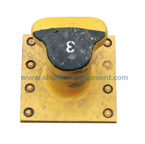 Anlegepoller für Schiffe - Square Base - Zhongyuan Ship Machinery Manufacture (Group) Co., - für Hafenterminals / Einzel / Gusseisen