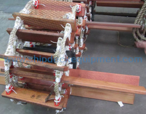 Schiffsleiter - ISO 799 - Zhongyuan Ship Machinery Manufacture (Group) Co., - klappbar / Boarding / Holz