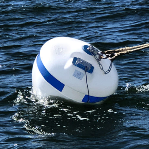 Boje für Ankerplätze - BEA  - ETM Marine - oval / weiß / mit Internetverbindung