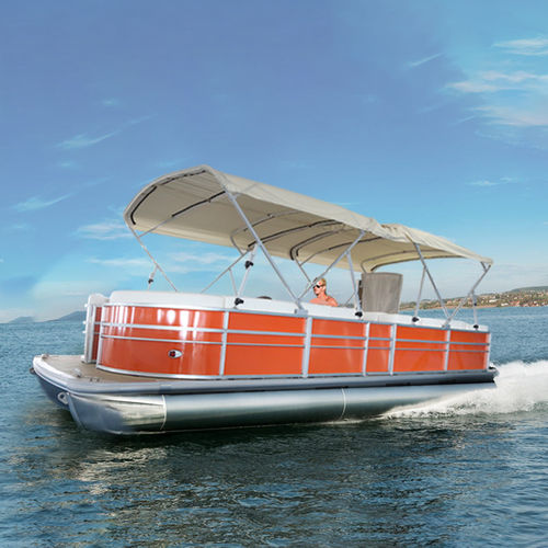 Außenborder-Pontonboot - series-22ft - Kinocean® Boat - zweimotorig / Sport / für Angelsport