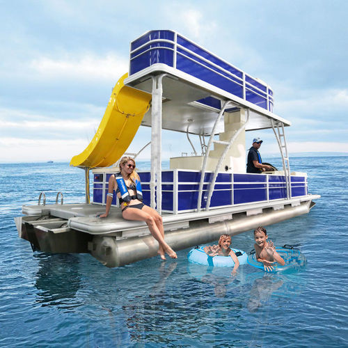 Außenborder-Pontonboot - series-26ft - Kinocean® Boat - Aluminium