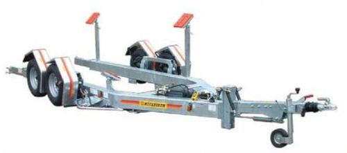 Straßenanhänger - PRO B 100  - MECANOREM - für Boot / hydraulisch / mit Auflagen