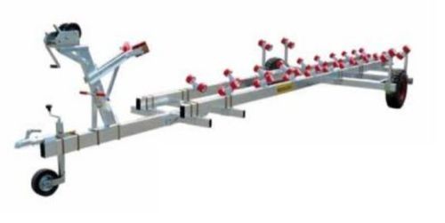 Anhänger für Materialumschlag - SERIES CH MTX / CH TRG  - MECANOREM - für das Zuwasserlassen / für Boot / Rollen