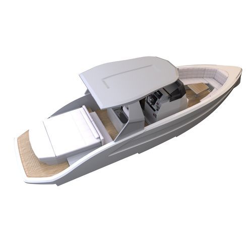 Innenborder-Konsolenboot - 28 Touring - Macan Boats srl - Diesel / mit Mittelkonsole / Touring