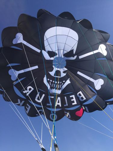 Maßgefertigter Parasailing-Fallschirm - RP44 FT MARS - Risus Parasails - für starke Winde / für Start auf Boot / für Strandstart