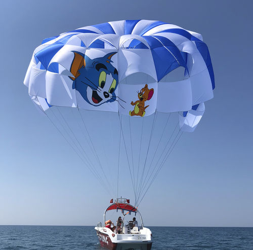 Maßgefertigter Parasailing-Fallschirm - RP38 FT SPACE SHUTTLE - Risus Parasails - für starke Winde / für Start auf Boot / für Strandstart
