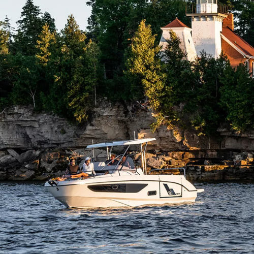 Cabin-Cruiser / Außenborder - Flyer 9 SUNdeck - Bénéteau Motorboats - zweimotorig / Open / Sportfischer