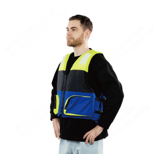Jacke zur beruflichen Nutzung - HXY-E1 - Haixing Maritime Electric Group - Polyester / ärmellos / gelb