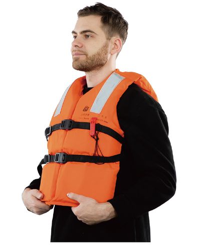Schaumstoff-Rettungsweste - HXY-D1 - Haixing Maritime Electric Group - 75 N / unisex / orange