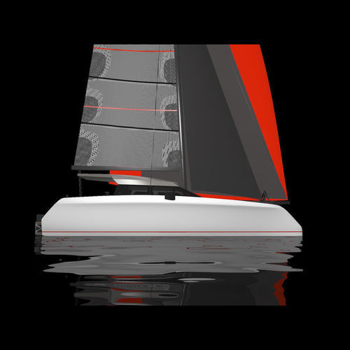 Katamaran - Raku 36 - Nautisch Centrum Delfzijl - Regatta / Bugspriet