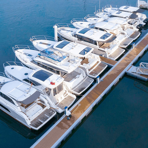 Schwimmponton - Hong Kong Horizon Marine Industry Co. Limited - Anker / für Yachthafen / Aluminiumlegierung