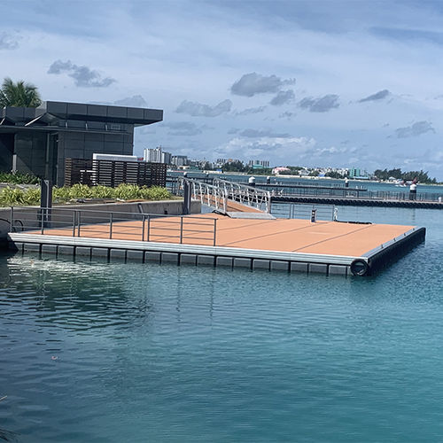 Schwimmende Plattform - Hong Kong Horizon Marine Industry Co. Limited - für schwimmendes Haus / Aluminiumlegierung