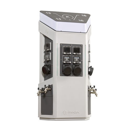 Wasserversorgungssäule - Trima XL - MEQTEC TECHNOLOGIES - Stromversorgung / mit integrierter Beleuchtung / zum Bezahlen