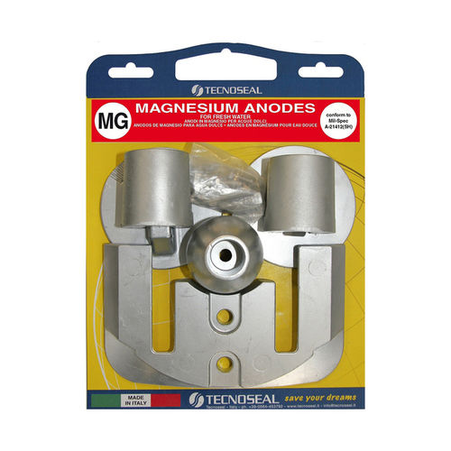 Opferanode für Boot - KITBRAVOIII-04-MG - Tecnoseal Foundry S.r.l. - Zink / Aluminium / Magnesium