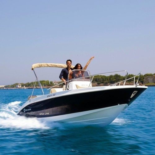 Außenborder-Konsolenboot - 58 - IDEA MARINE - mit Mittelkonsole / max. 7 Personen / Sonnendeck