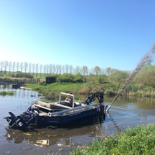 Mähboot Berufsschiff - NEREUS 240 AMPHI - Berky GmbH - Mehrrümpfer / amphibisch