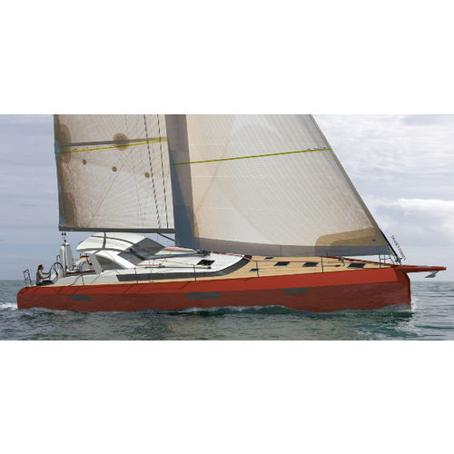 Hochseefahrten-Segelboot - CIGALE 15 QR - ALUBAT CHANTIER NAVAL - für sportliches Fahrtensegeln / 3 Kabinen / 2 Kabinen