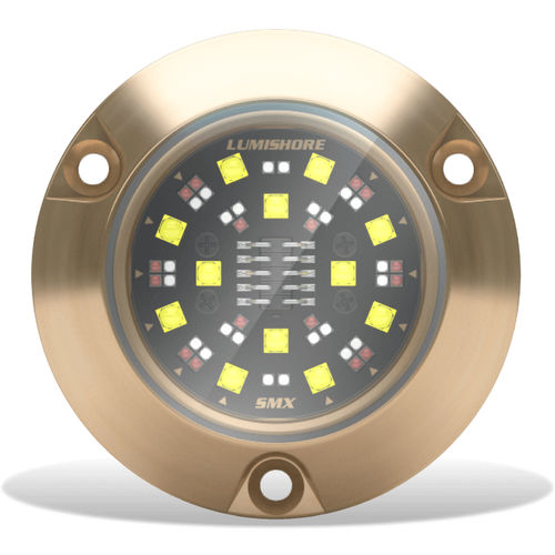 Unterwasserbeleuchtung für Boot - SMX94 - Lumishore USA LLC - für Yacht / LED RGBW / für Oberflächenmontage