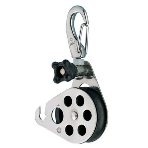 Einzelblock - 31031 - Wichard - offen / mit drehbarem Schäkel / max. Tau 6 mm