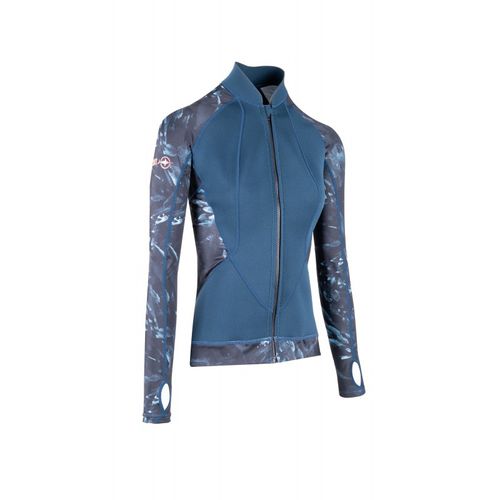 Thermojacke - ATOLL seaweed - Beuchat - Neopren / Langarm / blau
