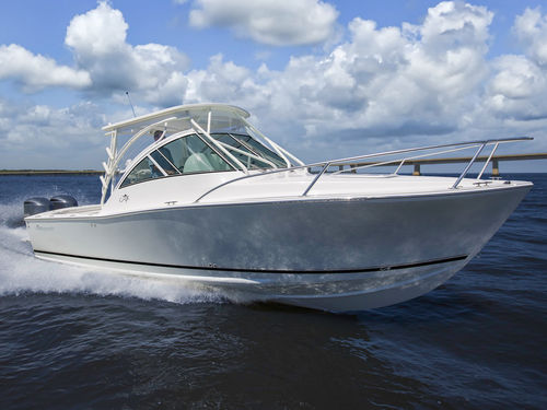Express-Cruiser / Außenborder - 27 EXPRESS - Albemarle - zweimotorig / Sportfischer / 2 Kojen