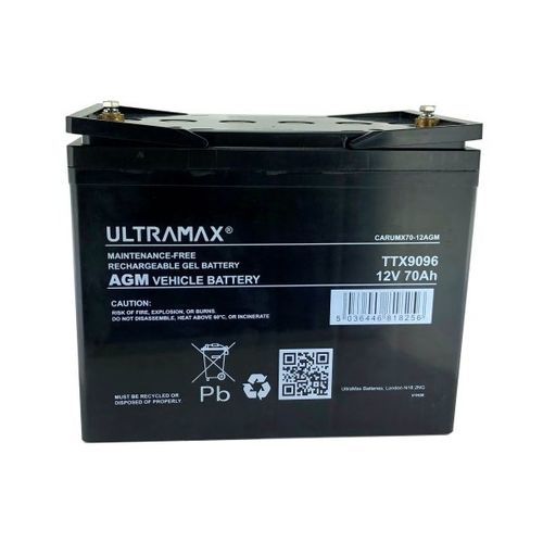 Batterie für Boot - TTX9096 - ULTRAMAX BATTERIES LIMITED - 12 V / Gel / AGM