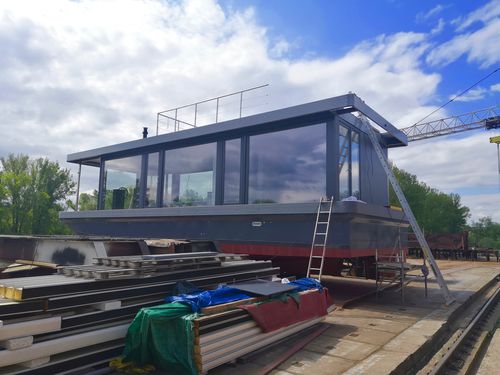Innenborder-Hausboot - BARKMET BOATS - Außenborder / Elektro-Solar / Diesel