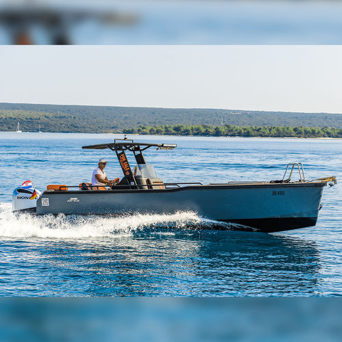 Außenborder-Konsolenboot - APEX - BARKMET BOATS - mit Mittelkonsole / schnell / Freizeit