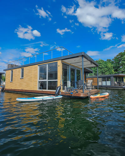 Trimaran-Hausboot - ECO - BARKMET BOATS - Außenborder / Diesel / elektrisch