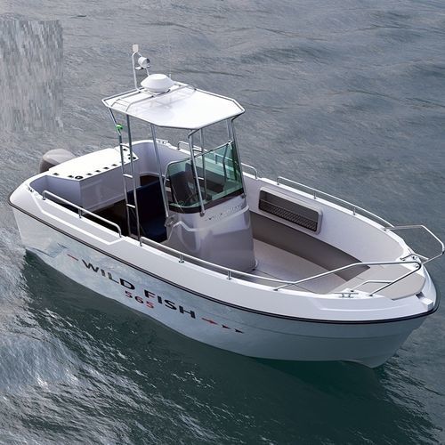 Außenborder-Konsolenboot - Wild 565 - Boatbuilding Motor Yacht Sp. Z o.o. - halbstarr / mit Mittelkonsole / Sportfischer