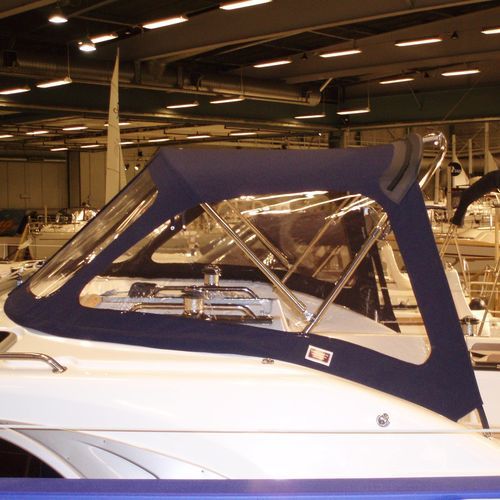 Roofdach für Segelboot - Bavaria 40 Vision - KAPELL ANNAT - für Ruderhaus / mit Edelstahlstruktur / blau