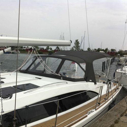 Roofdach für Segelboot - Bavaria 46 Vision - KAPELL ANNAT - für Ruderhaus / mit Edelstahlstruktur / schwarz