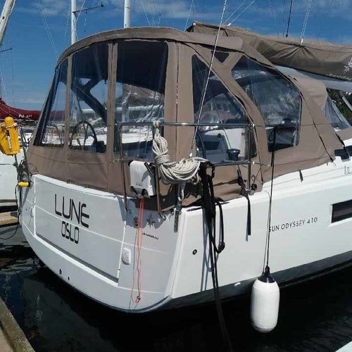 Cockpitverdeck für Segelboot - Sun Odyssey 410 XXL - KAPELL ANNAT - für Jeanneau