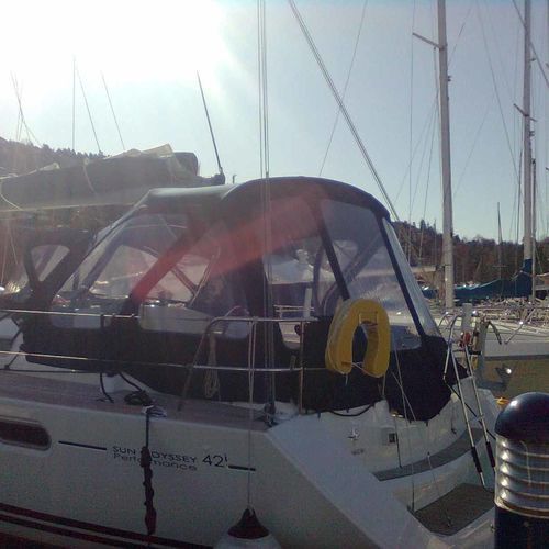 Cockpitverdeck für Segelboot - Sun Odyssey 42i - KAPELL ANNAT - für Jeanneau