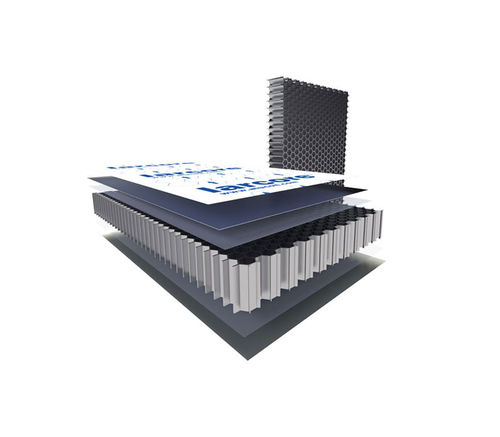 Sandwichplatte für Schiffszwischenwände - larcore® - Alucoil SAU - für Schiffsdecken / für Brandschutz / für Schiffsfußboden