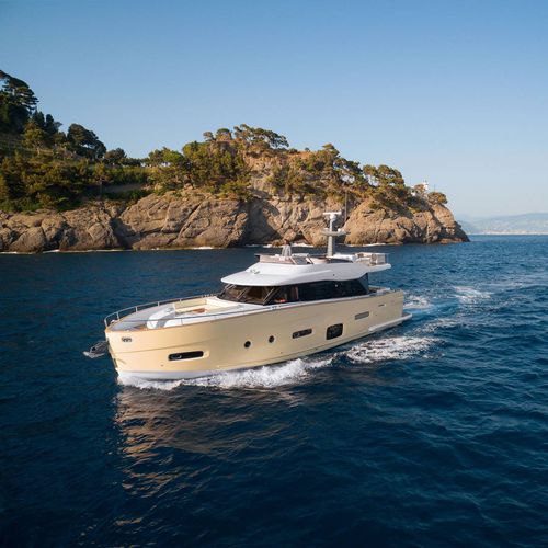 Motoryacht für Kreuzfahrten - MAGELLANO 66 - Azimut - Flybridge / V-Drive / 3 Kabinen