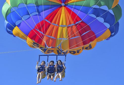 Maßgefertigter Parasailing-Fallschirm - X AIR 40 - Hovel Parasail - für starke Winde / für Start auf Boot / für Strandstart