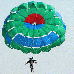 Maßgefertigter Parasailing-Fallschirm - ORIBA TANDEM 34 - Hovel Parasail - für starke Winde / für Start auf Boot / für Strandstart