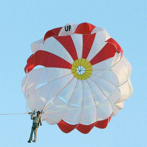 Maßgefertigter Parasailing-Fallschirm - MERAJ TANDEM 32 - Hovel Parasail - für starke Winde / für Start auf Boot / für Strandstart