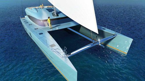 Katamaran-Segelyacht - BLUE COAST 75 - Catamaris - für sportliches Fahrtensegeln / 4 Kabinen / 8 Kojen