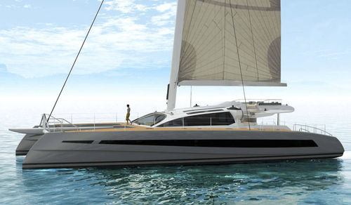 Katamaran-Segelyacht - BLUE COAST 82 - Catamaris - für Kreuzfahrten / Regatta / 4 Kabinen