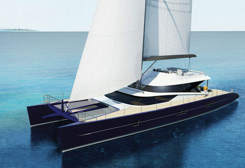 Segel-Superyacht / Katamaran - BLUE COAST 101 - Catamaris - Hochseefahrten / traditionell / 6 Kabinen