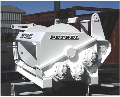 Winde für Schiffe - TW-220-SAB-SI4(2100 - Petrel International - Netz / Hydraulikmotor / Einzeltrommel