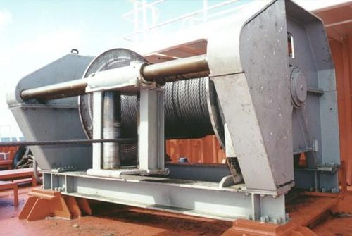 Winde für Schiffe - PW-180-LSABC-SI4(1350) - Petrel International - Ringwadennetz / Hydraulikmotor / Einzeltrommel
