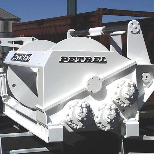 Winde für Schiffe - TW-220-SAB-SI4(2100) - Petrel International - Netz / Hydraulikmotor / Einzeltrommel